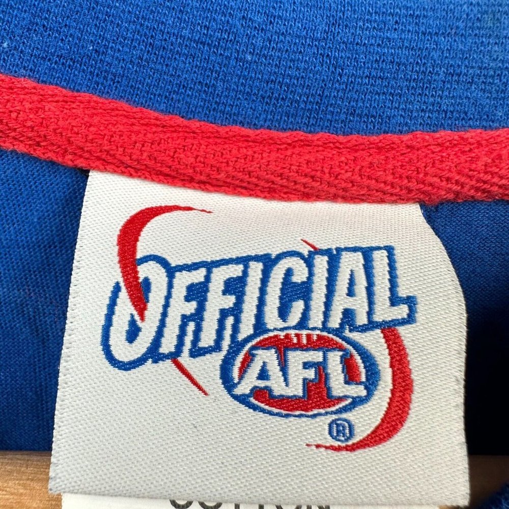 Western Bulldogs AFL Shirt Boy 14 Blue Sports Football Footy Tee Tshirt Printed - Picture 5 of 11